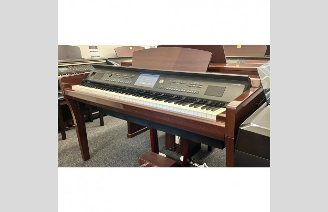 Yamaha CVP609 Polished Mahogany Digital Piano, Used - Complete Package (SN:BCSZ01004) - Image 5